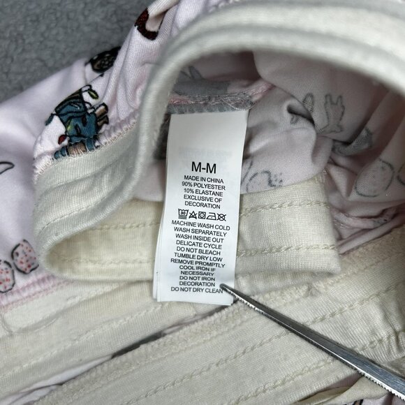 Kate Spade Pajama Set Womens M Henley Jogger Pink Winter Dog Print Top Pants - Picture 7 of 16